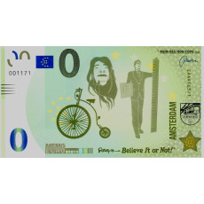0 Euro biljet Ripley’s Believe It or Not (Amsterdam) 0 Euro biljet Ripley’s Believe It or Not (Amsterdam)